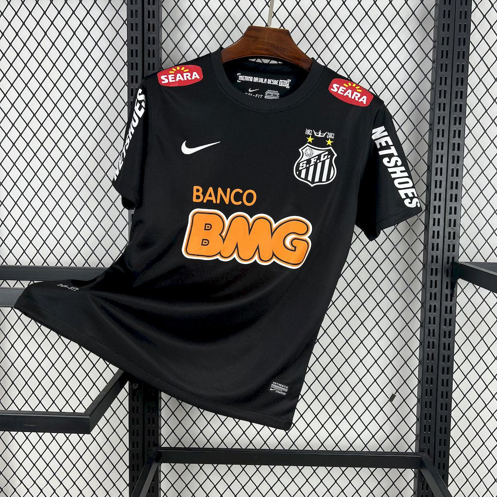 11/12 Santos  Black Retro Jersey