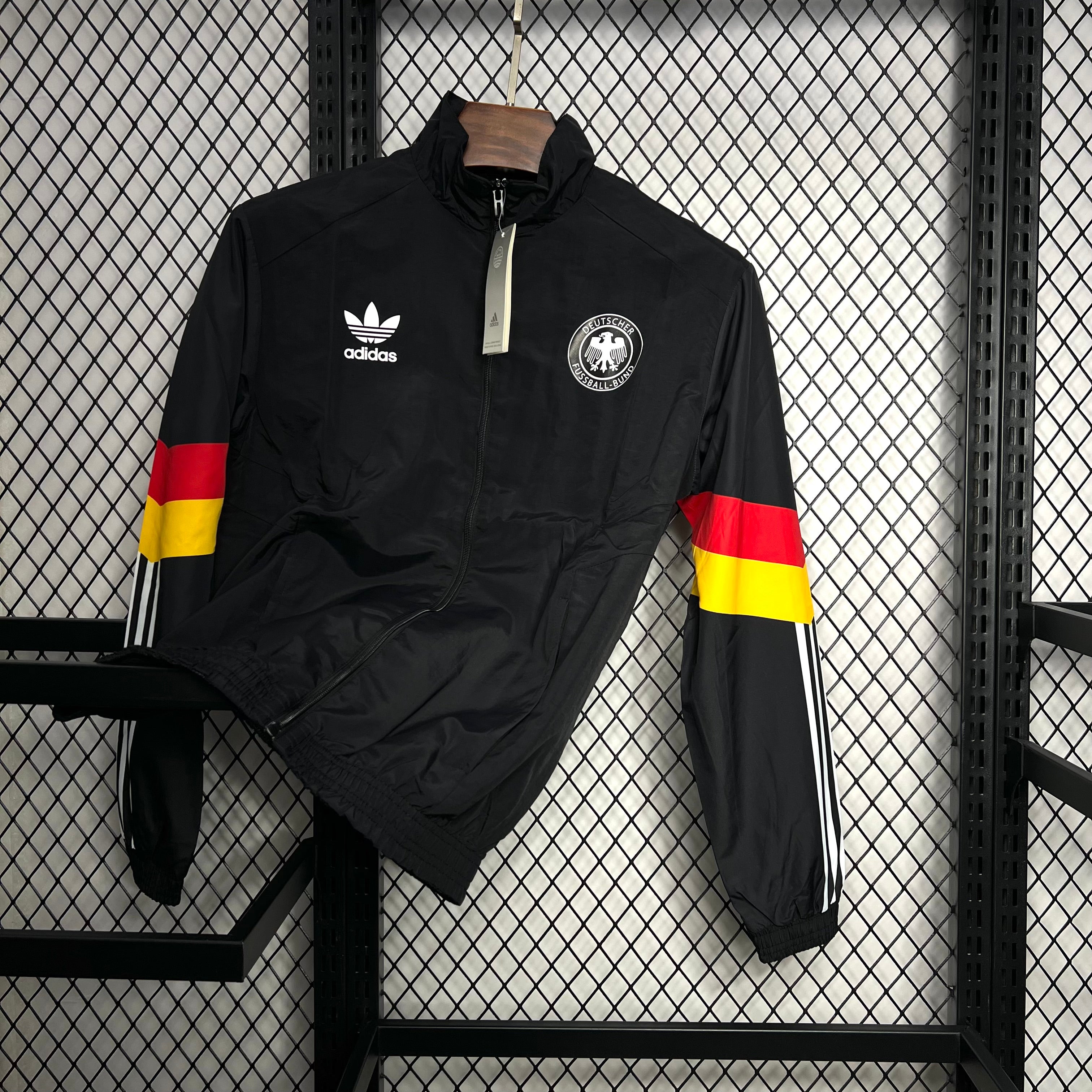 Germany 2024/25 Euro Black windbreaker