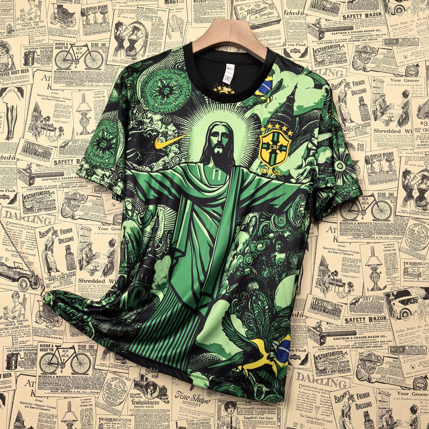 Camisa Brasil Jesus Especial 2024-25 - Verde