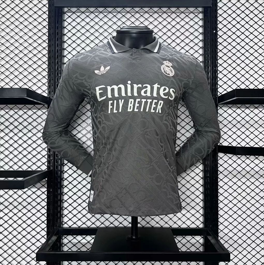 Real Madrid 2024/25 Third Away Long Sleeves Jersey Player Version