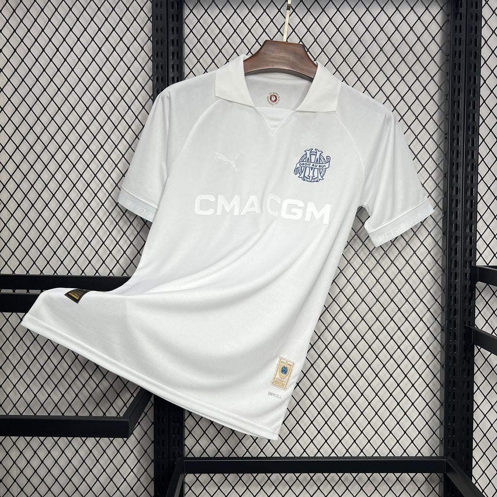 Olympique de Marseille 125th Anniversary white Jersey