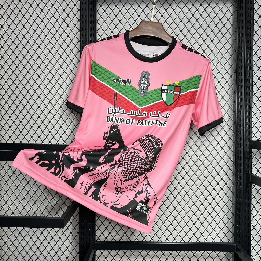 CD Palestino 2024/25 Pink Graffiti Jersey