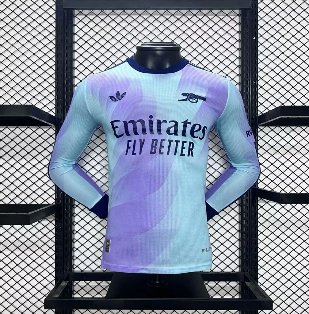 Arsenal 2024/25 Third Away Long Sleeves Jersey Player Version