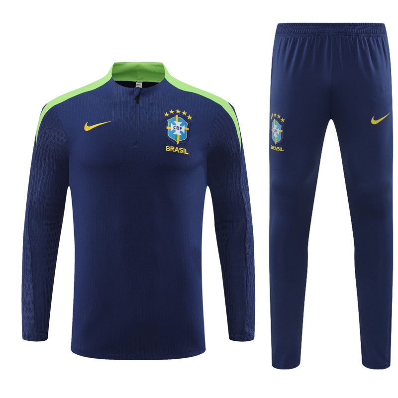 24-25 Brazil half zipper training tracksuit