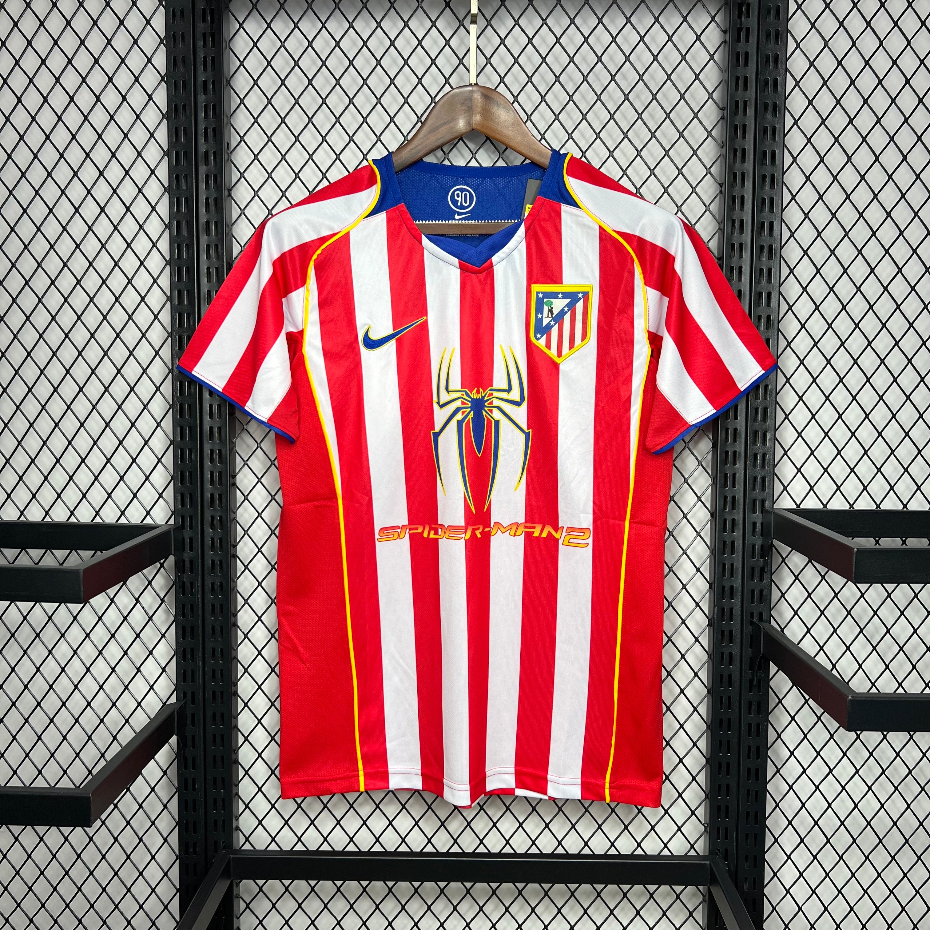 Atletico Madrid 2004/05 Home Retro Jersey