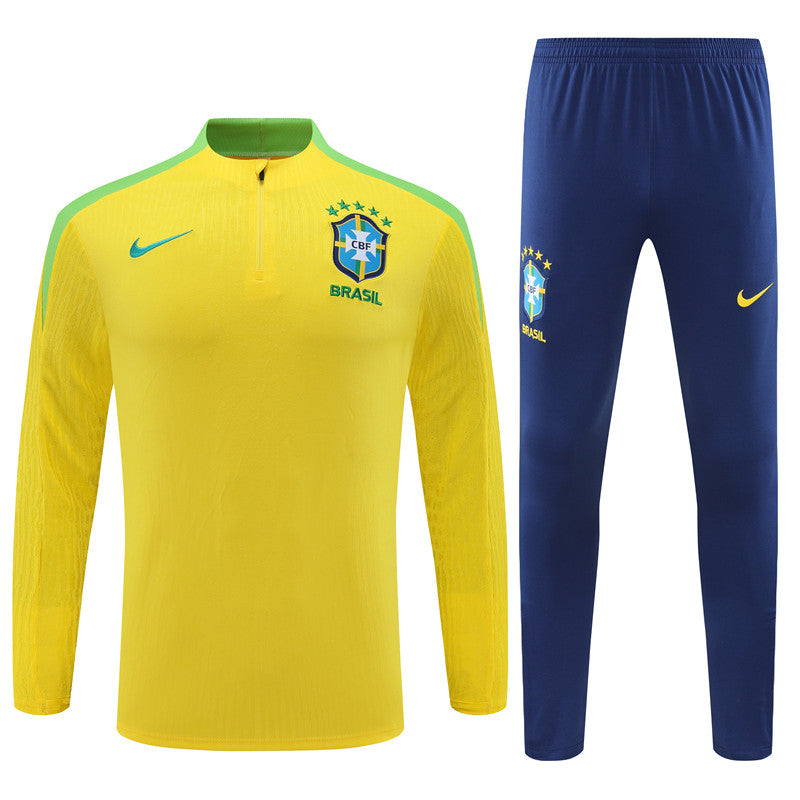 24-25 Brazil half zipper training tracksuit