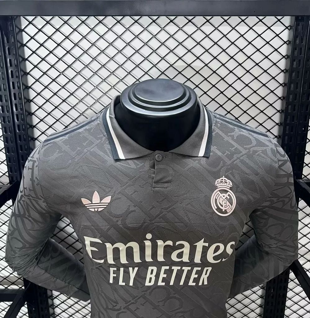 Real Madrid 2024/25 Third Away Long Sleeves Jersey Player Version