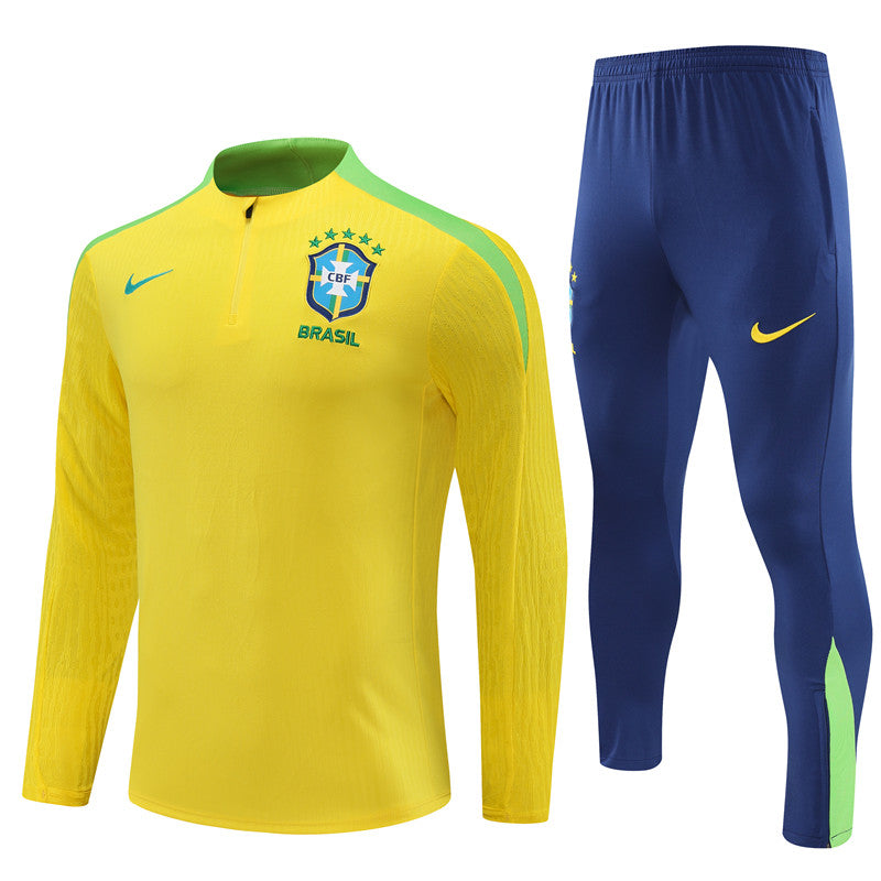 24-25 Brazil half zipper training tracksuit