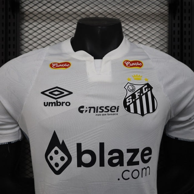 Santos 25-26 Home Jersey With Sponsors - Player Version