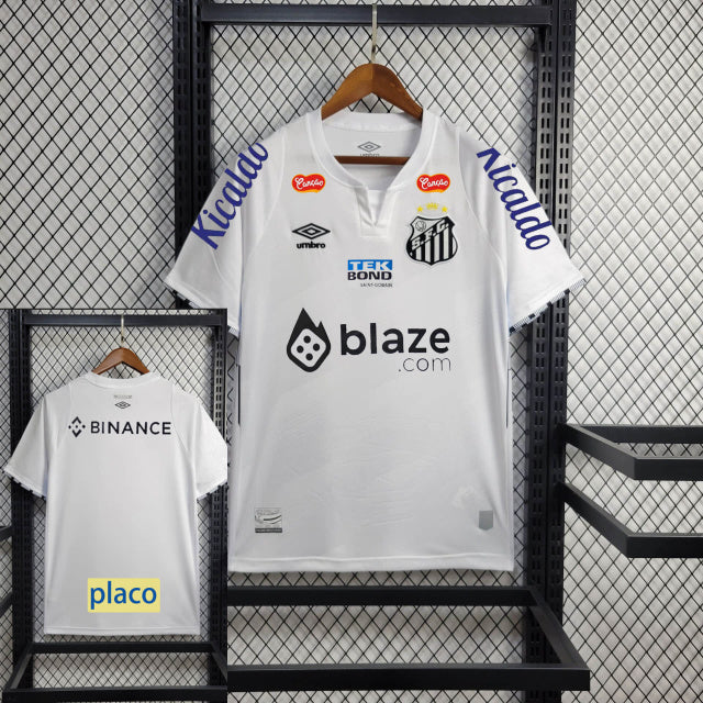 Santos 25-26 Home Jersey With Sponsors