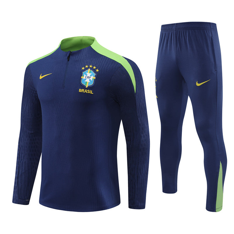 24-25 Brazil half zipper training tracksuit