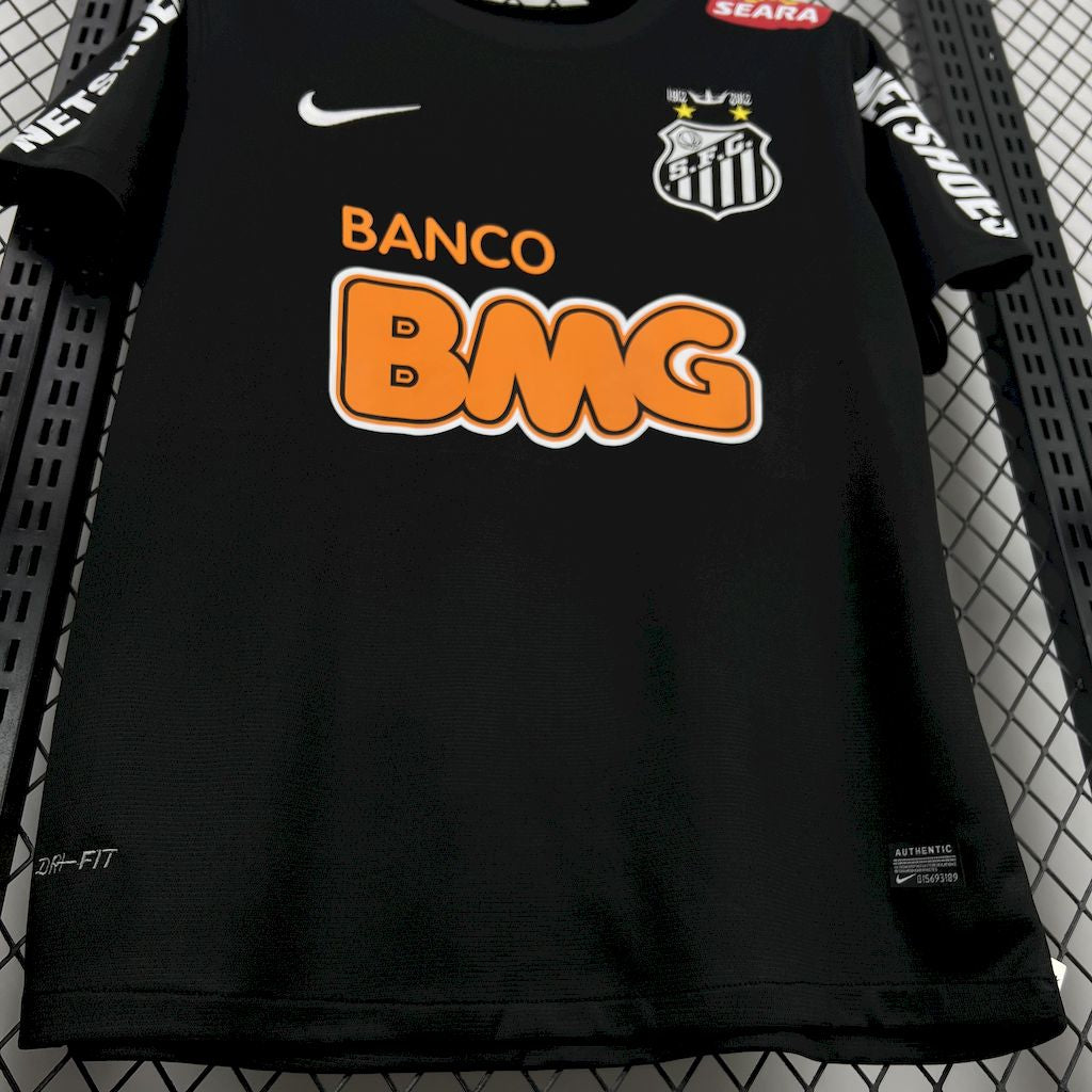 11/12 Santos  Black Retro Jersey