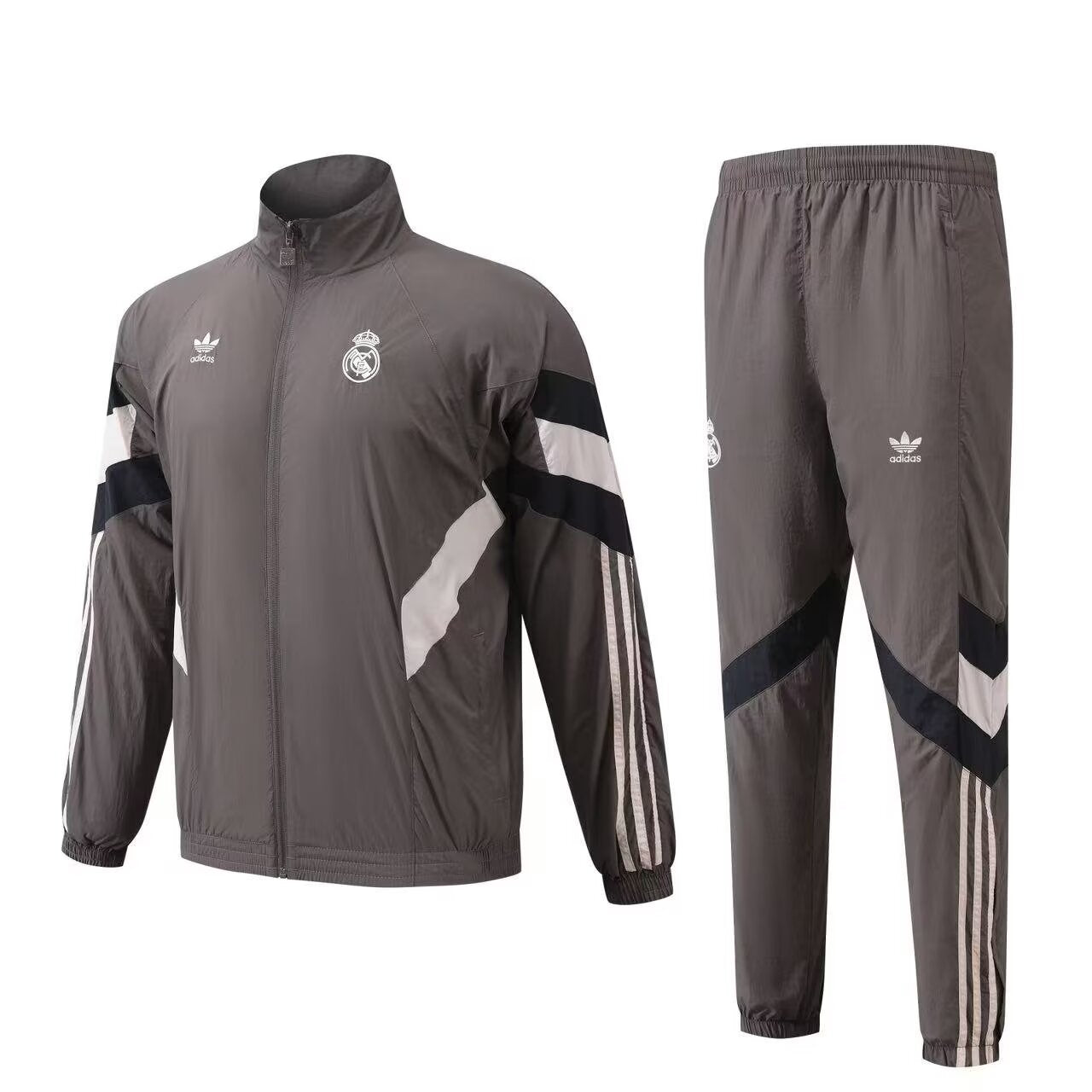 Real Madrid 2024 Retro Clover Double Jacket Set