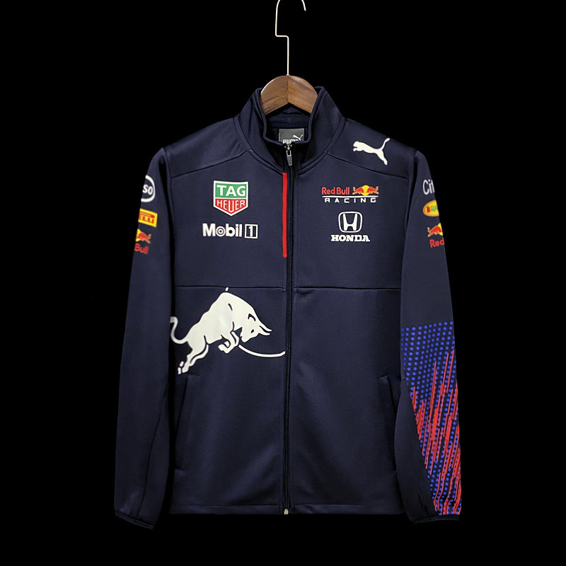 F1 Red Bull round neck racing suit winter