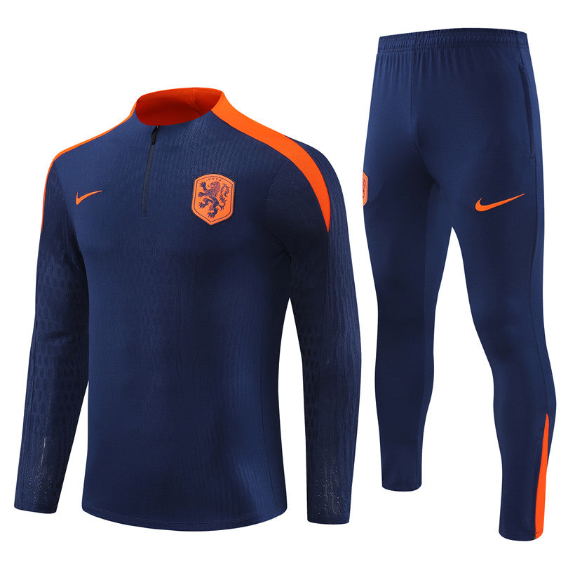 24-25 Netherlands half zipper training tracksuit