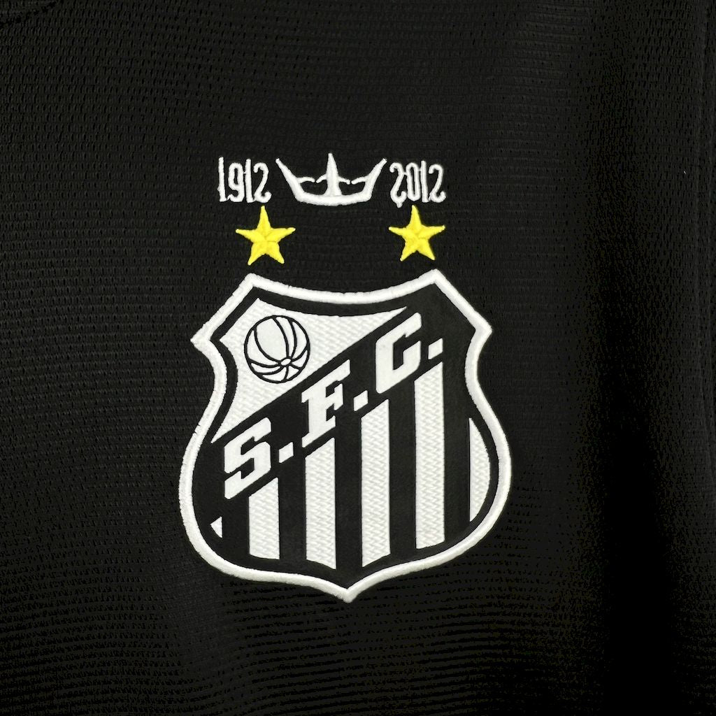 11/12 Santos  Black Retro Jersey