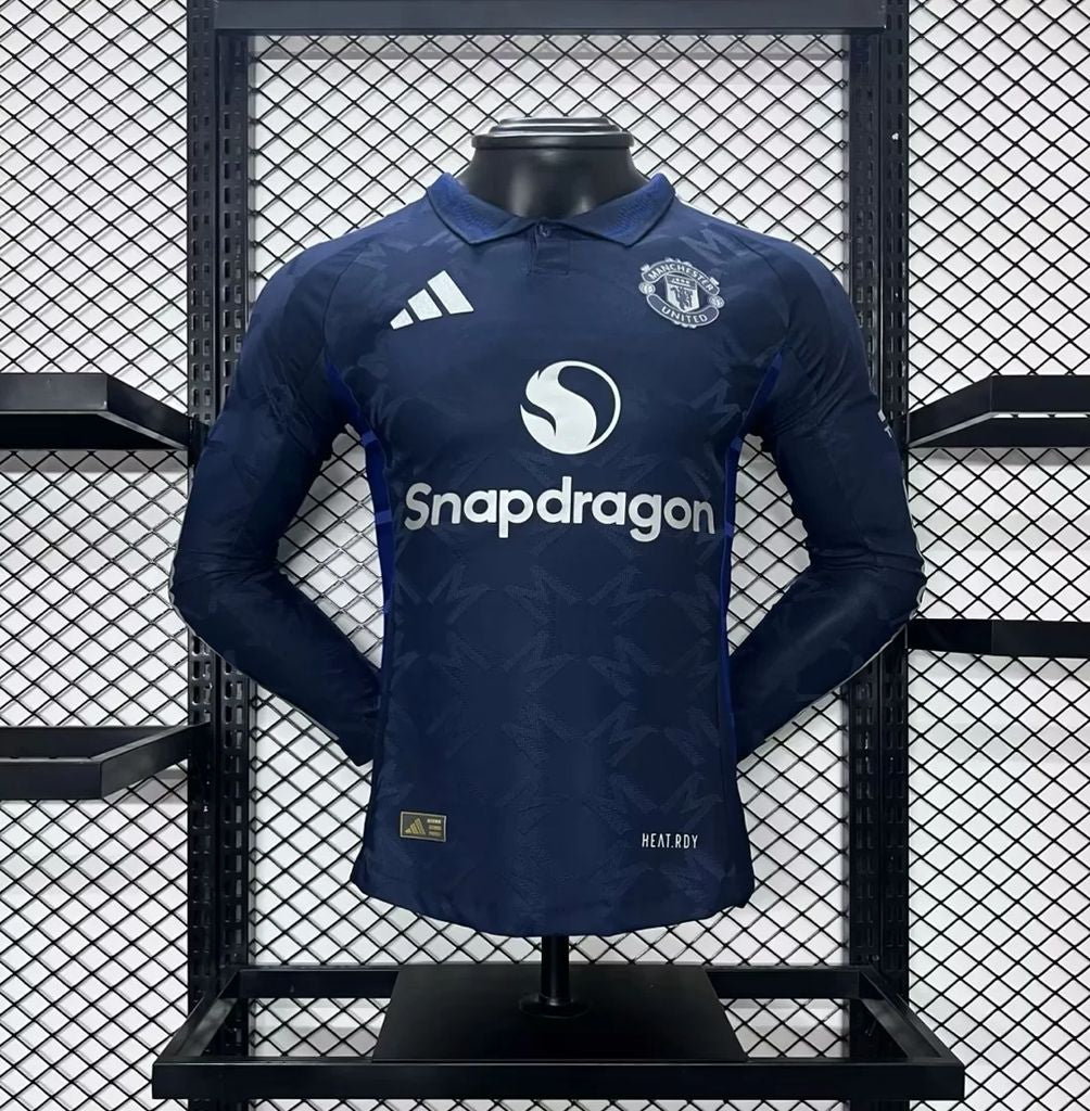 Manchester United 2024/25 Away Long Sleeves Jersey Player Version