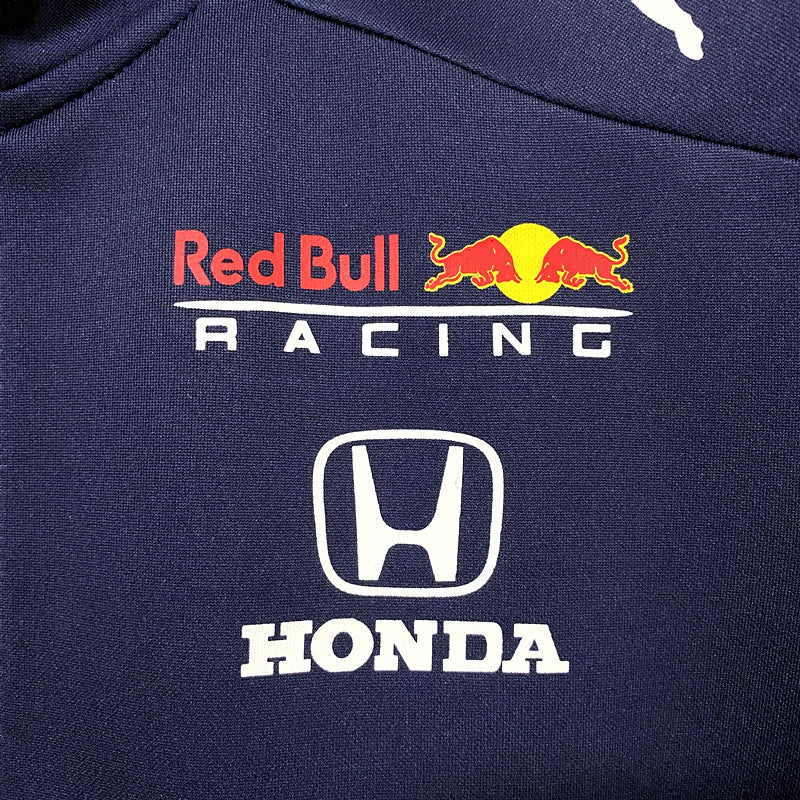 F1 Red Bull round neck racing suit winter